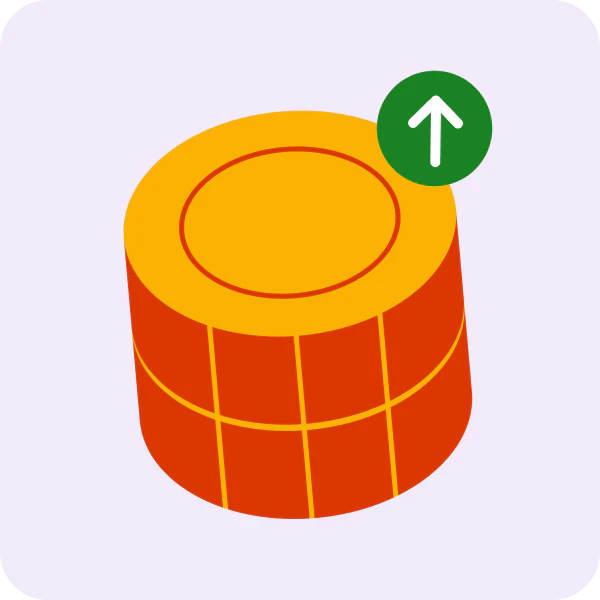 Coin going up