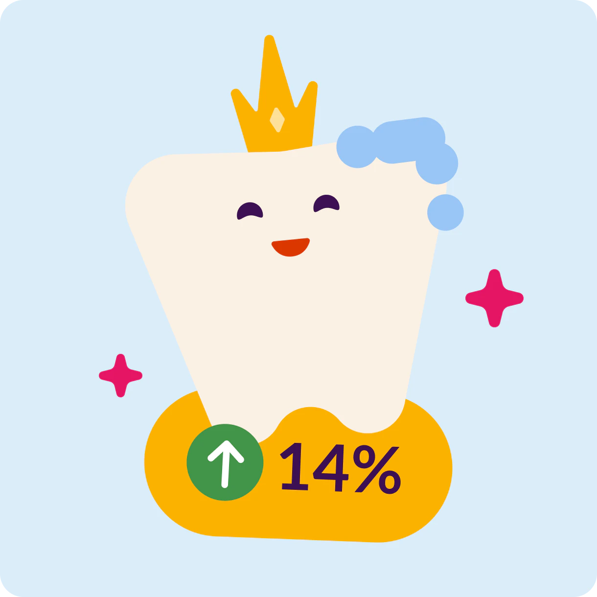 Tooth fairy up